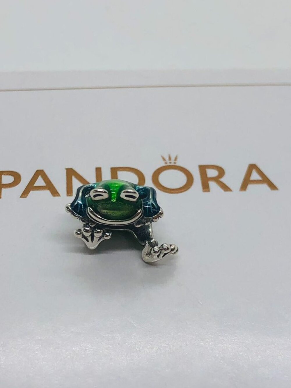 Pandora Climbing Frog Charm